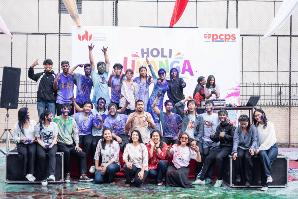 A Splash of Colors and Joy in Lalitpur: Holi Celebrations at PCPS College